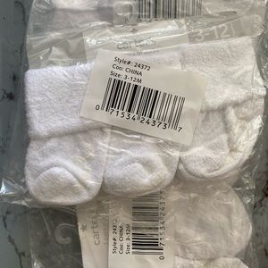 Carter’s Infant socks 3-12M 3 pack bundle